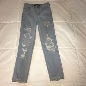 Express High Waisted Girlfriend Jeans